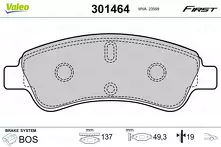 Передние тормозные колодки Valeo First  301464