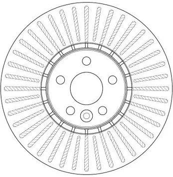 TRW DF6472S <span>тормозной диск вентилируемый</span>