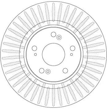 TRW DF6432S <span>тормозной диск вентилируемый</span>
