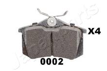 Задние тормозные колодки Japanparts  PP-0002AF