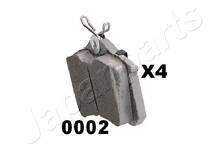 Задние тормозные колодки Japanparts  PP-0002AF