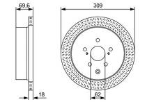Тормозной диск Bosch  0 986 479 T57