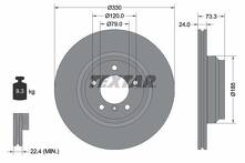 Тормозной диск Textar  92137805