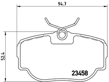 Brembo P 44 009 <span>тормозные колодки задние</span>