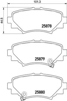 Brembo P 49 049 <span>тормозные колодки задние</span>
