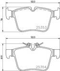 Задние тормозные колодки Brembo  P 50 122