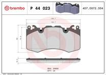 Передние тормозные колодки Brembo P 44 023 для Land Rover Discovery 5 пок. / рестайлинг
