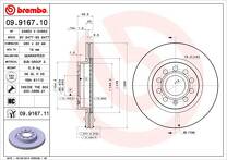 Тормозной диск Brembo Prime Line  09.9167.11