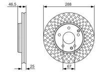 Тормозной диск Bosch  0 986 479 R69