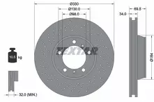 Тормозной диск Textar 92149905 для Porsche 911 996 купе