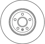 Тормозной диск TRW  DF6113S