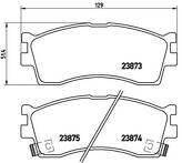 Передние тормозные колодки Brembo  P 30 016