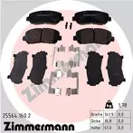Передние тормозные колодки Zimmermann 25564.160.2 для Mazda CX-5 KE