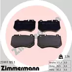 Передние тормозные колодки Zimmermann 25997.185.1 для Mercedes-Benz C-Class A205 / кабриолет