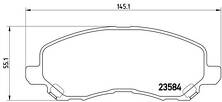 Передние тормозные колодки Brembo  P 54 030