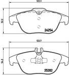 Задние тормозные колодки Brembo  P 50 104