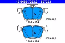 Задние тормозные колодки ATE  13.0460-7293.2