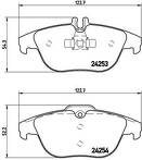 Задние тормозные колодки Brembo  P 50 068
