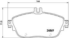 Передние тормозные колодки Brembo  P 50 093