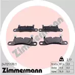 Задние тормозные колодки Zimmermann  24721.170.1