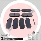 Передние тормозные колодки Zimmermann  24544.175.1