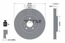 Тормозной диск Textar 92195403 для Renault Talisman 1 пок.
