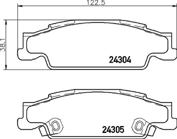 Brembo P 09 007 <span>тормозные колодки задние</span>