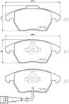 Передние тормозные колодки Brembo P 85 146 для Seat Leon 2 пок. / рестайлинг
