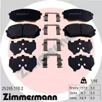 Передние тормозные колодки Zimmermann  25205.170.2