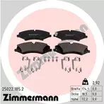 Передние тормозные колодки Zimmermann  25022.185.2