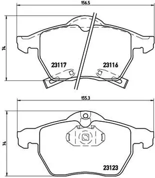 Brembo P 59 048 <span>тормозные колодки передние</span>