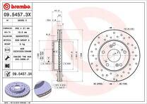 Тормозной диск Brembo Xtra Line 09.5457.3X для Acura RSX 1 пок. / рестайлинг