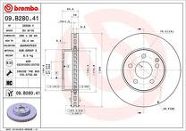 Тормозной диск Brembo Prime Line  09.B280.41