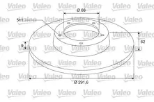 Тормозной диск Valeo  297106