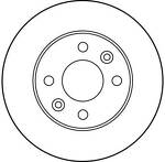 Тормозной диск TRW  DF1016