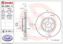 Тормозной диск Brembo Prime Line  09.C654.11