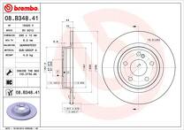 Тормозной диск Brembo Prime Line 08.B348.41 для Mercedes-Benz GLA-Class X156