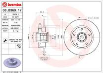 Тормозной диск Brembo Prime Line  08.B369.17