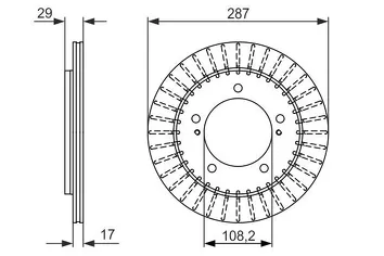 Bosch 0 986 479 486 <span>тормозной диск вентилируемый</span>