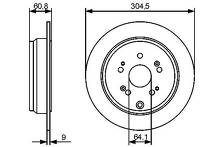 Тормозной диск Bosch  0 986 479 449