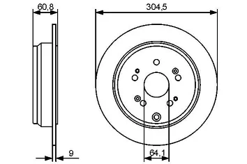 Bosch 0 986 479 449 <span>тормозной диск полный</span>