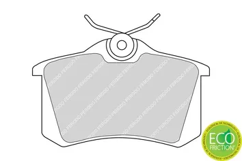 Ferodo Premier Eco Friction FDB541 <span>тормозные колодки задние</span>