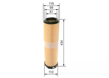 Bosch 1457433333 <span>воздушный фильтр </span>