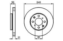 Тормозной диск Bosch  0 986 479 033