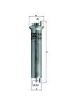 Топливный фильтр Mahle  KL 96