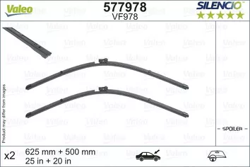 Valeo Silencio Flat VF978 <span>щетки стеклоочистителя 625/500 мм</span>