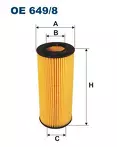 Масляный фильтр Filtron  OE 649/8