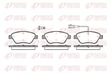 Передние тормозные колодки Remsa 0858.01 для Peugeot Bipper Tepee