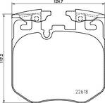 Передние тормозные колодки Brembo  P 06 106