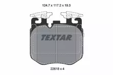 Передние тормозные колодки Textar  2261801